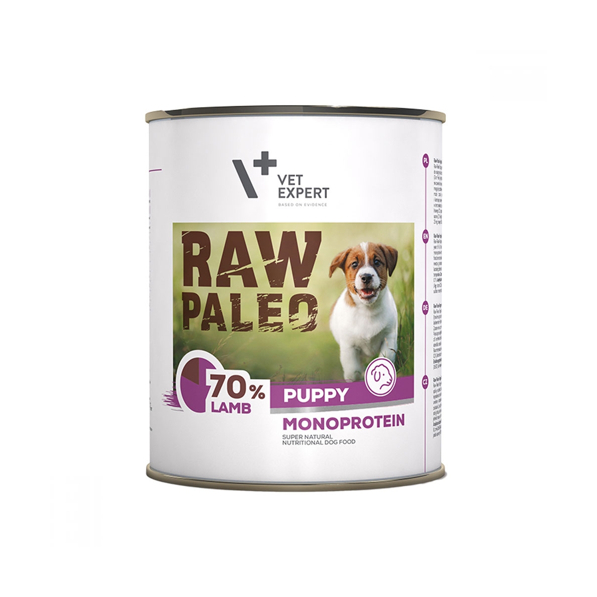 Raw Paleo Puppy konservai šuniukams su ėriena, 800 g - 