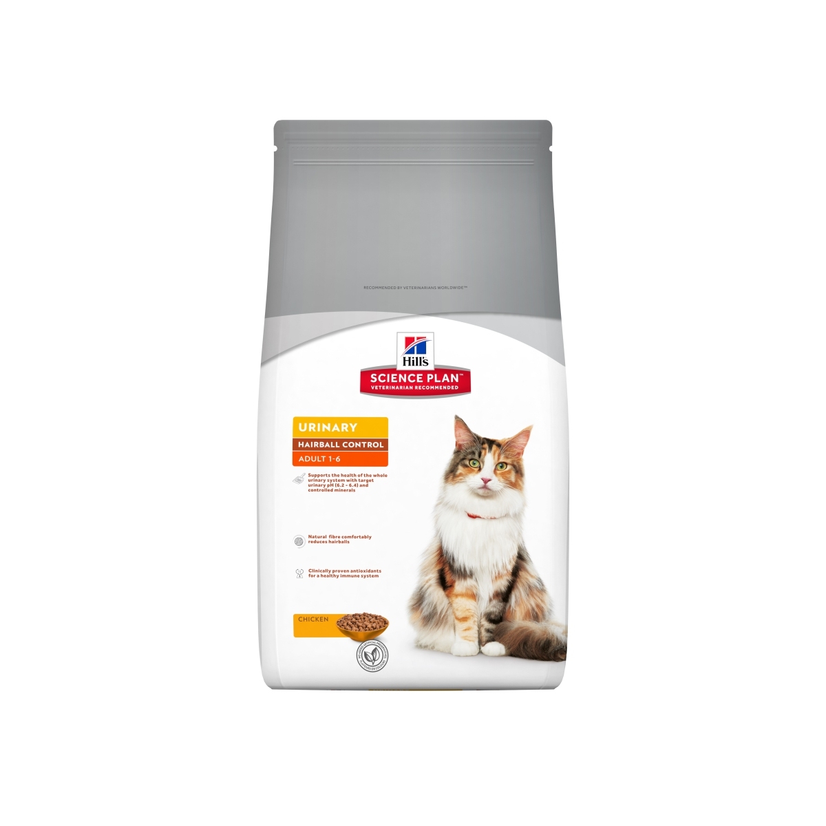 SP Feline Urinary+Hairball Adult Chicken 3 kg - 