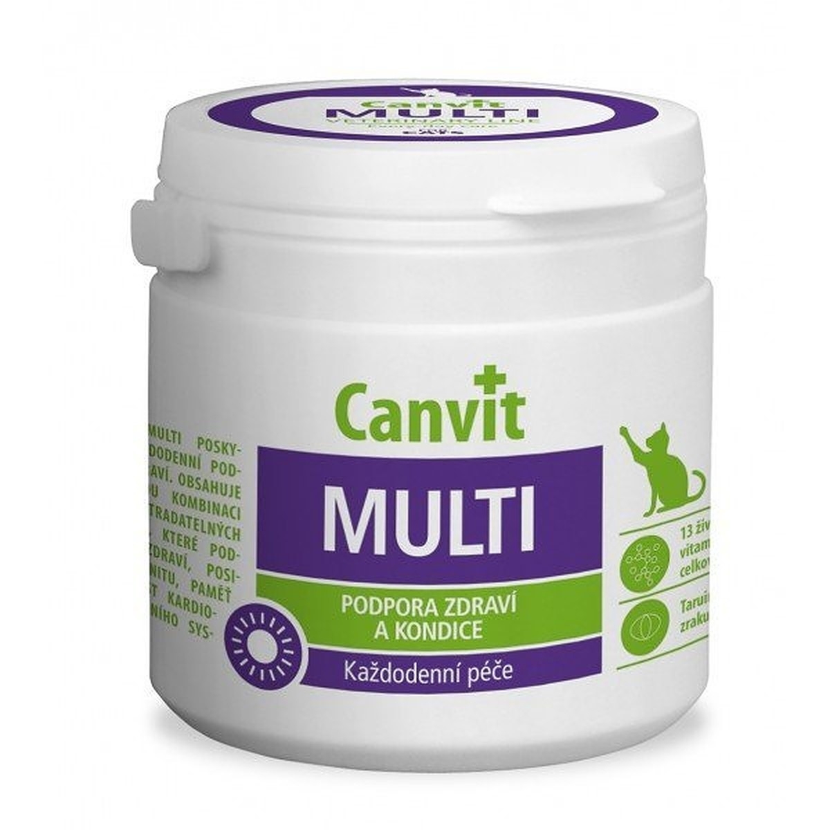 Canvit multi papildas katėms 100tab. 100g - 