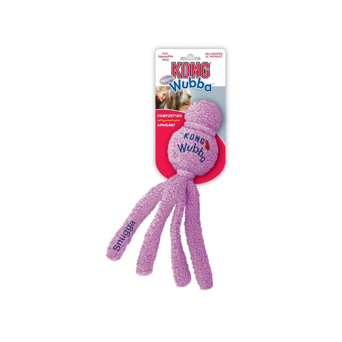 Kong Snugga Wubba žaislas šunims, S dydžio, 13 cm -  1