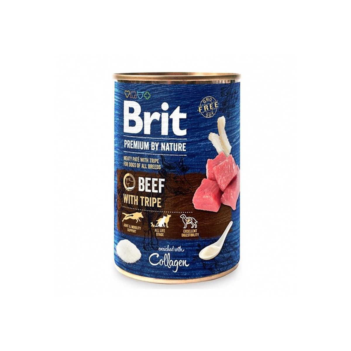 Brit Premium By Nature konservai šunims su jautiena, 800 g - 