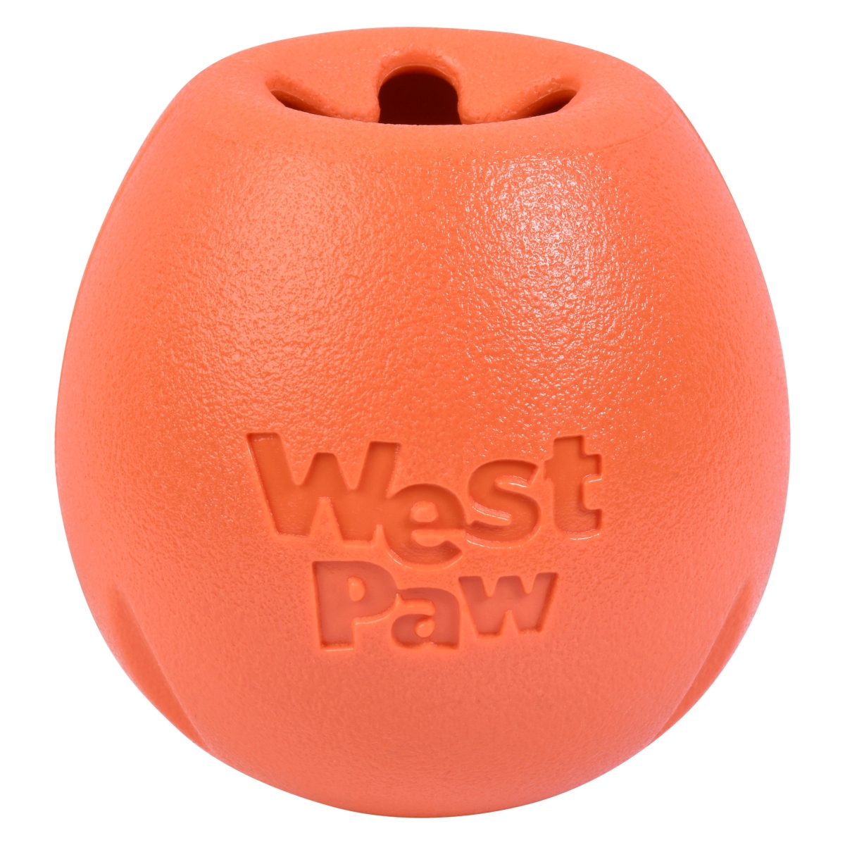 West Paw Echo Rumbl žaislas šunims, S dydžio, 9 cm, oranžinis -  1