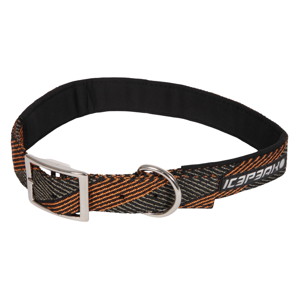 IcePeak ProZone Flat antkaklis, M dydis, 48-60 cm, juodas-oranžinis -  1