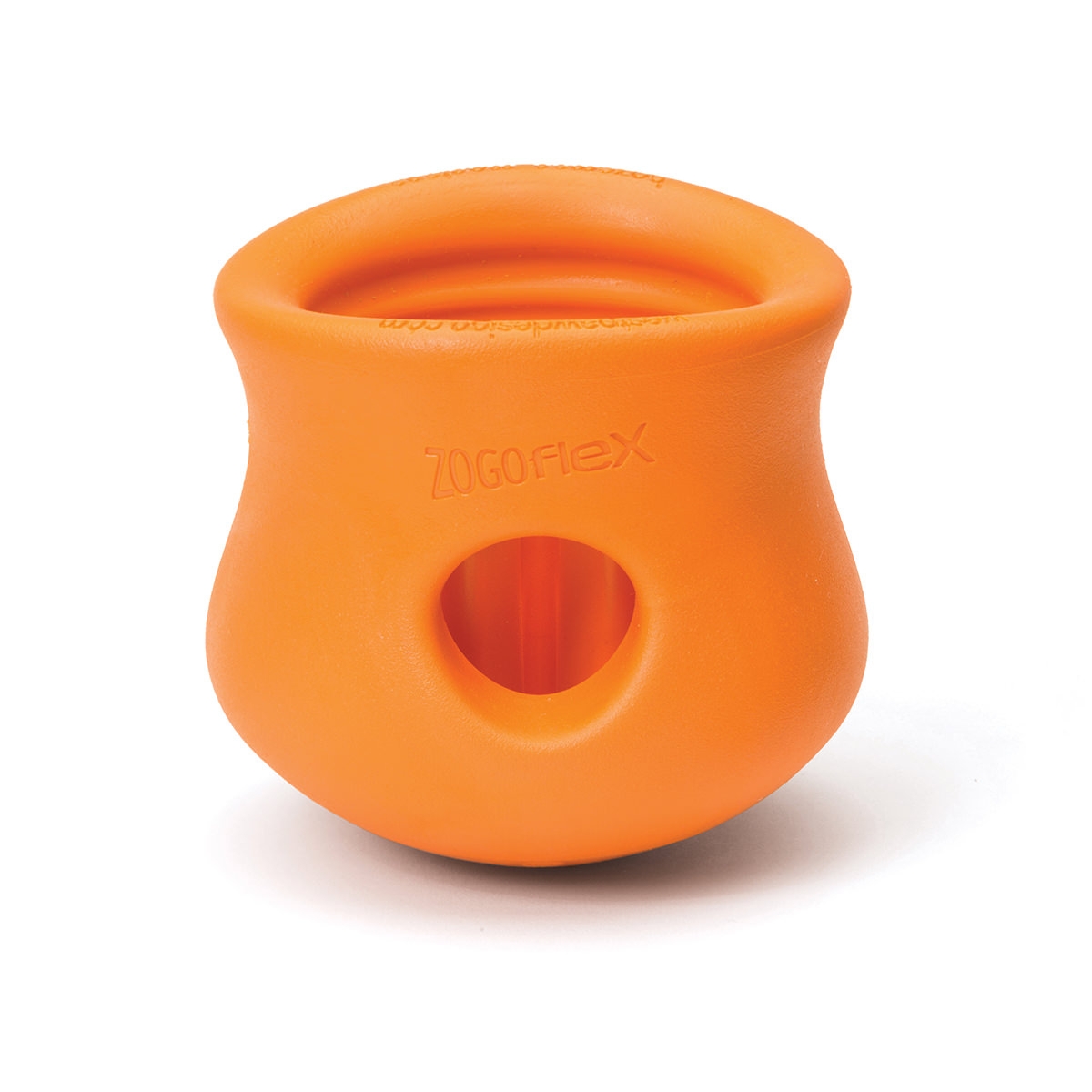 West Paw Toppl guminis žaislas, 6,4 cm, oranžinis -  1