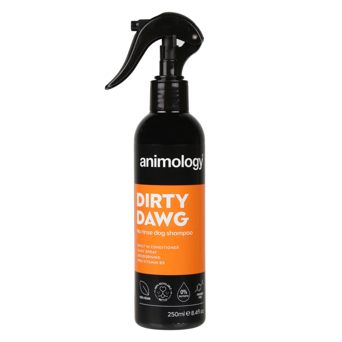 Animology Dirty Dawg nenuskalaujamas šampūnas, 250ml