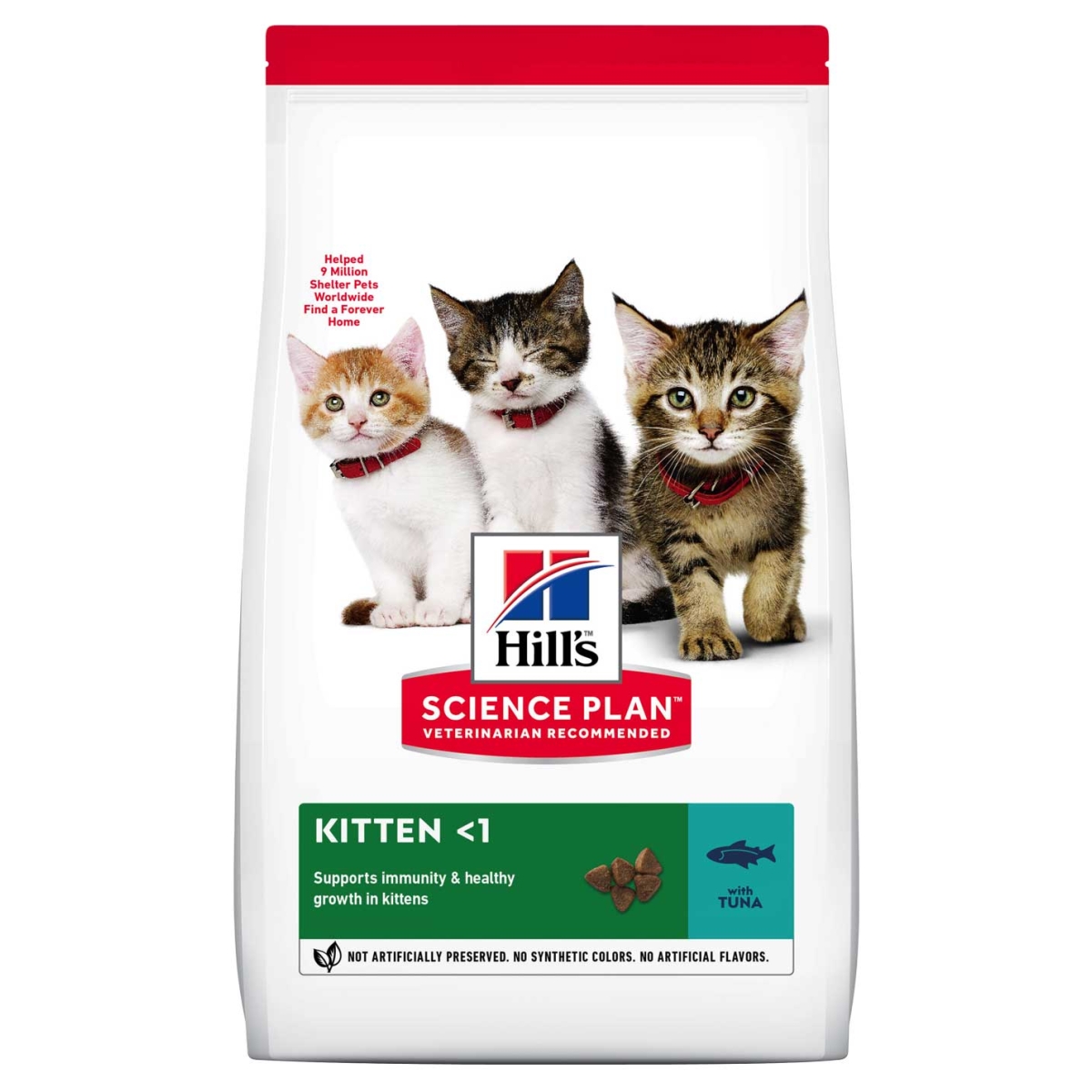 Hill´s Science Plan Kitten maistas kačiukams su tunu, 1,5kg -  1