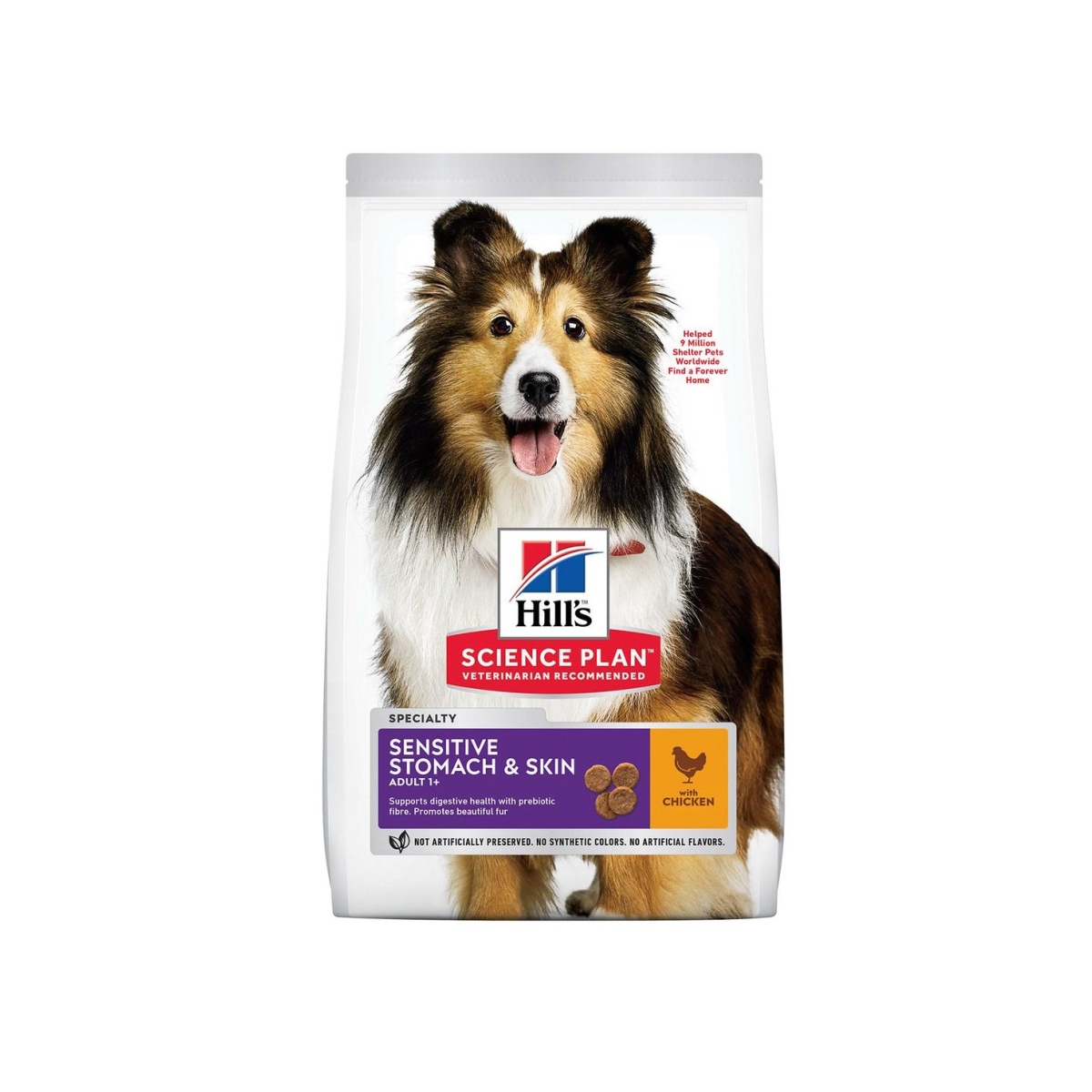 Hill's Canine Adult Sensit.Stomach&Skin maistas šunims 3kg - 