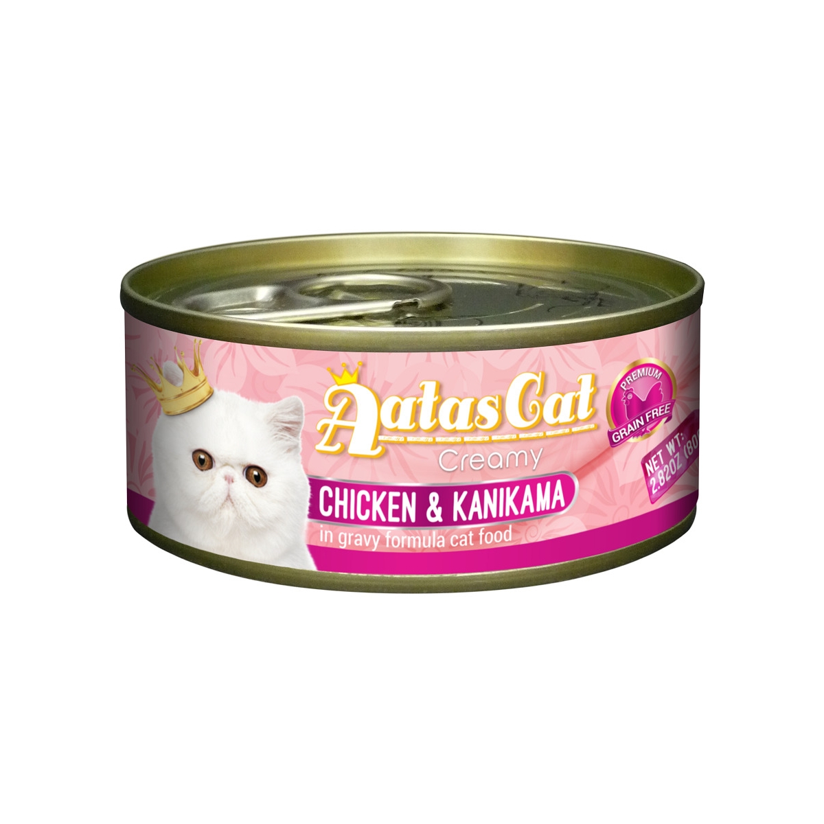 Aatas Cat Creamy Chicken&Kanikama, 80 g - 