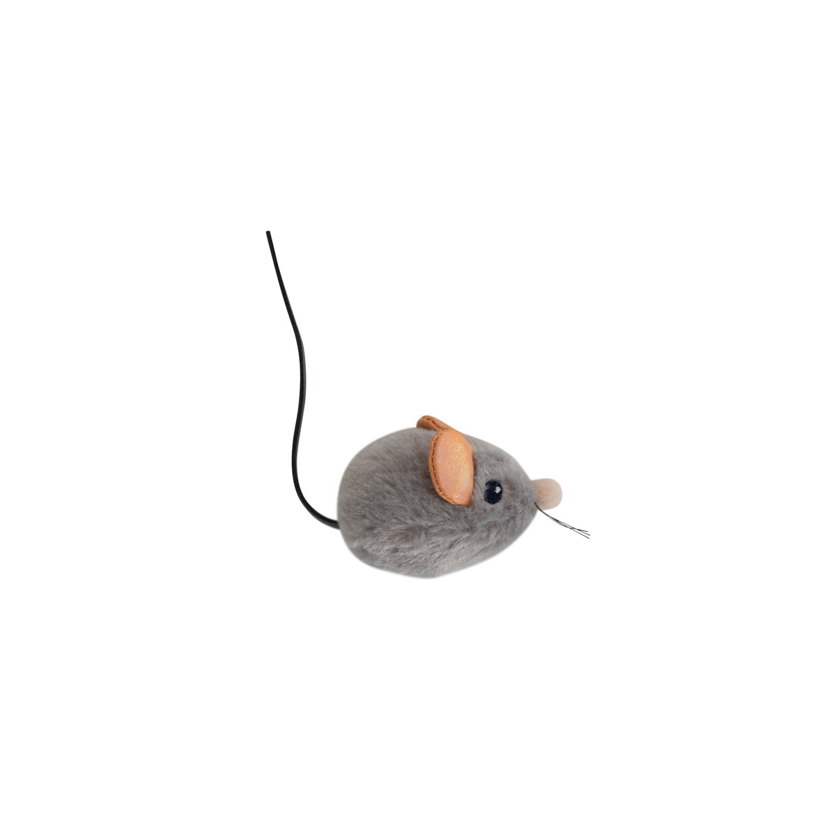 Petstages Squeak Squeak Mouse pliušinis katės žaislas, pilkas -  1