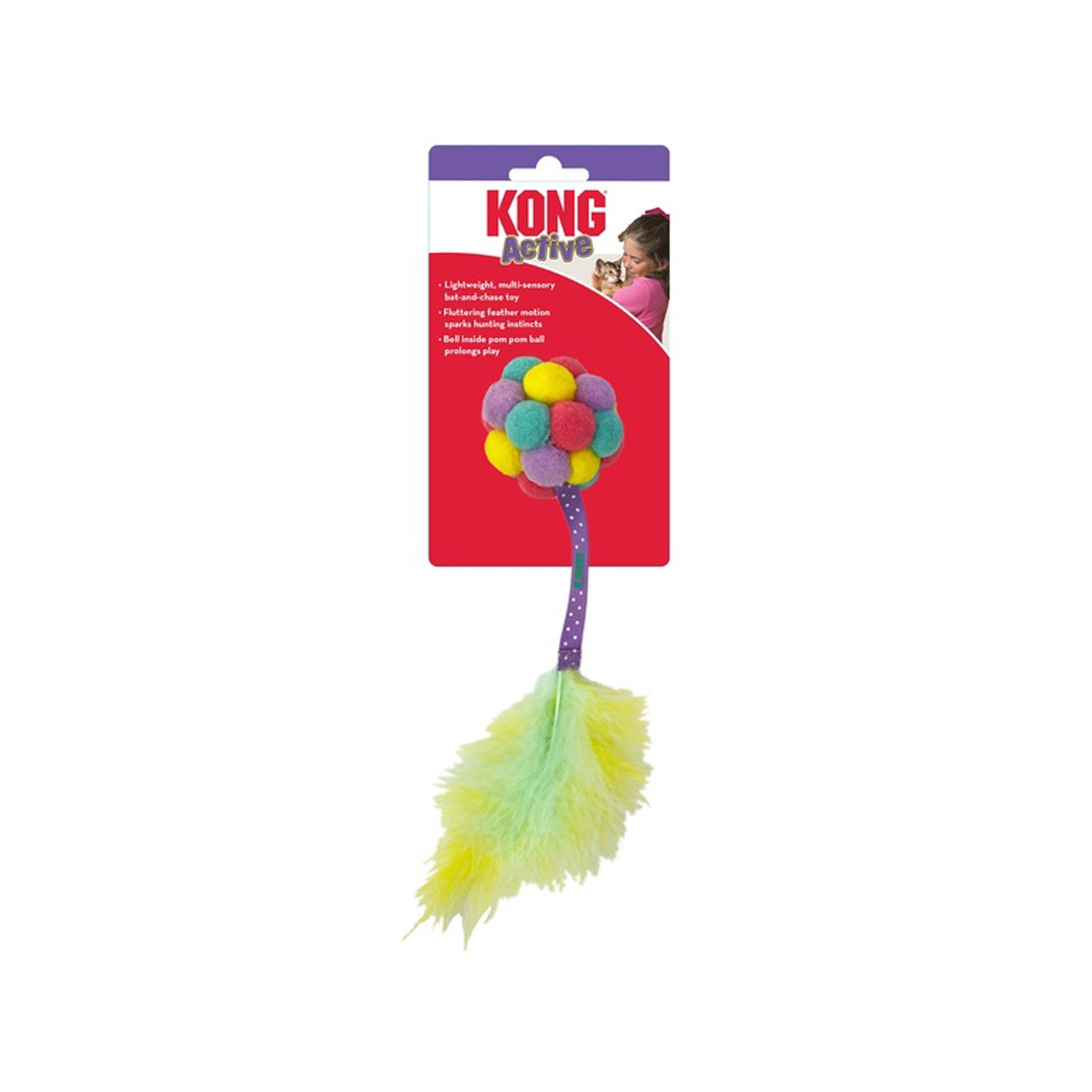 KONG Active Bubble žaislas katėms kamuoliukas -  1