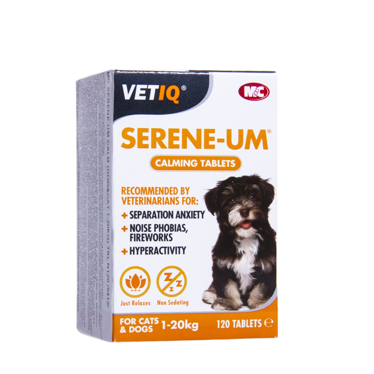 Mark+ Chappell SERENE-UM CALM (DOG&CAT 1-20KG) MAISTO PAPILDAS N120 - 