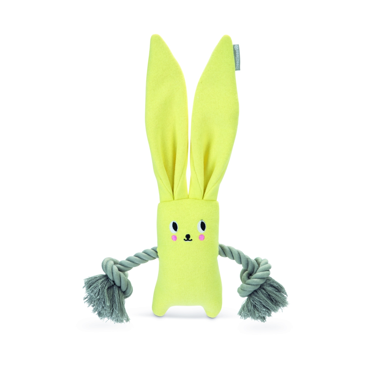 Beeztees Rabbit+Rope žaislas šuniukams, 35cm - 