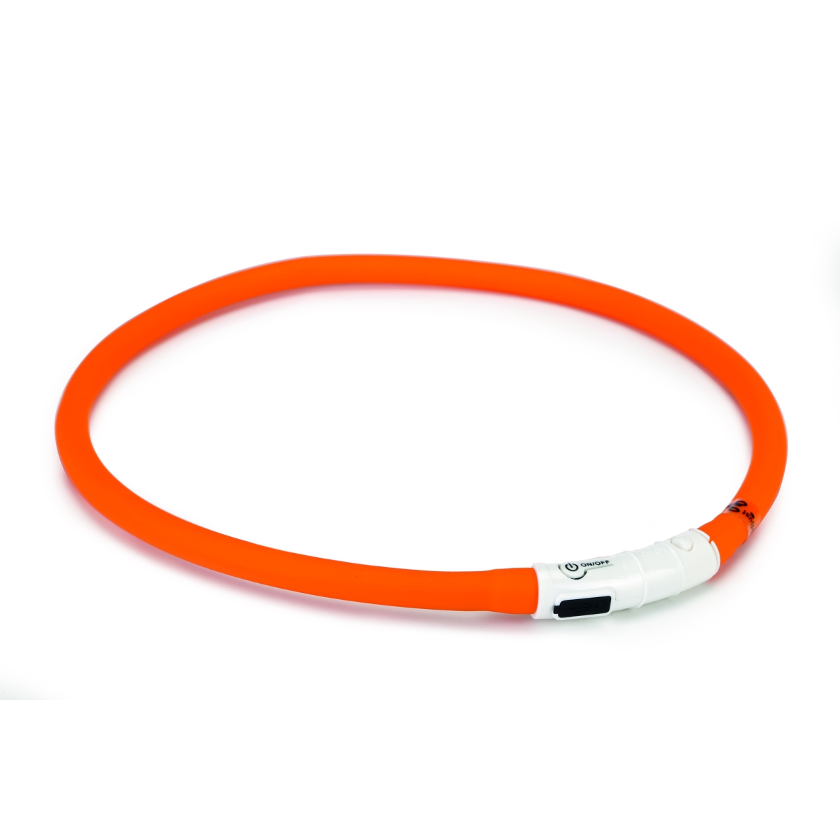 Beeztees Dogini LED antkaklis, 70 cm, oranžinis - 