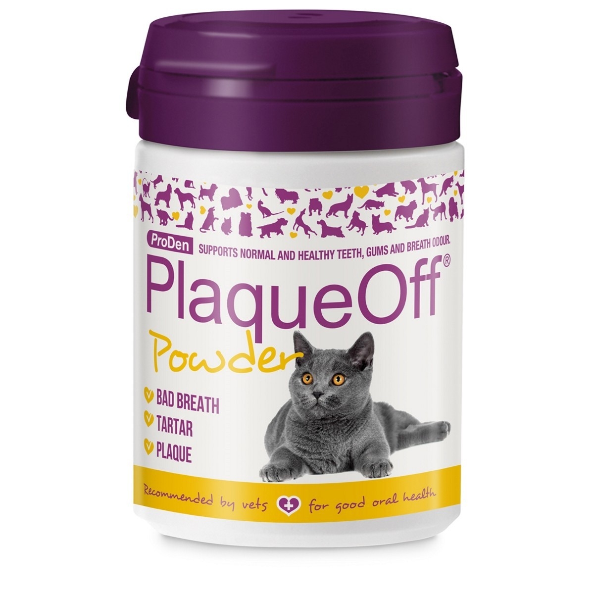 PlaqueOff® maisto papildas kačių burnos higienai, 40 g - 