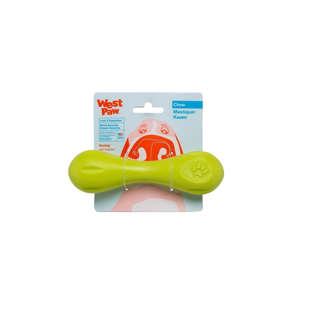 Zogoflex Hurley guminis žaislas šunims, žalias S 5, 2 cm - 