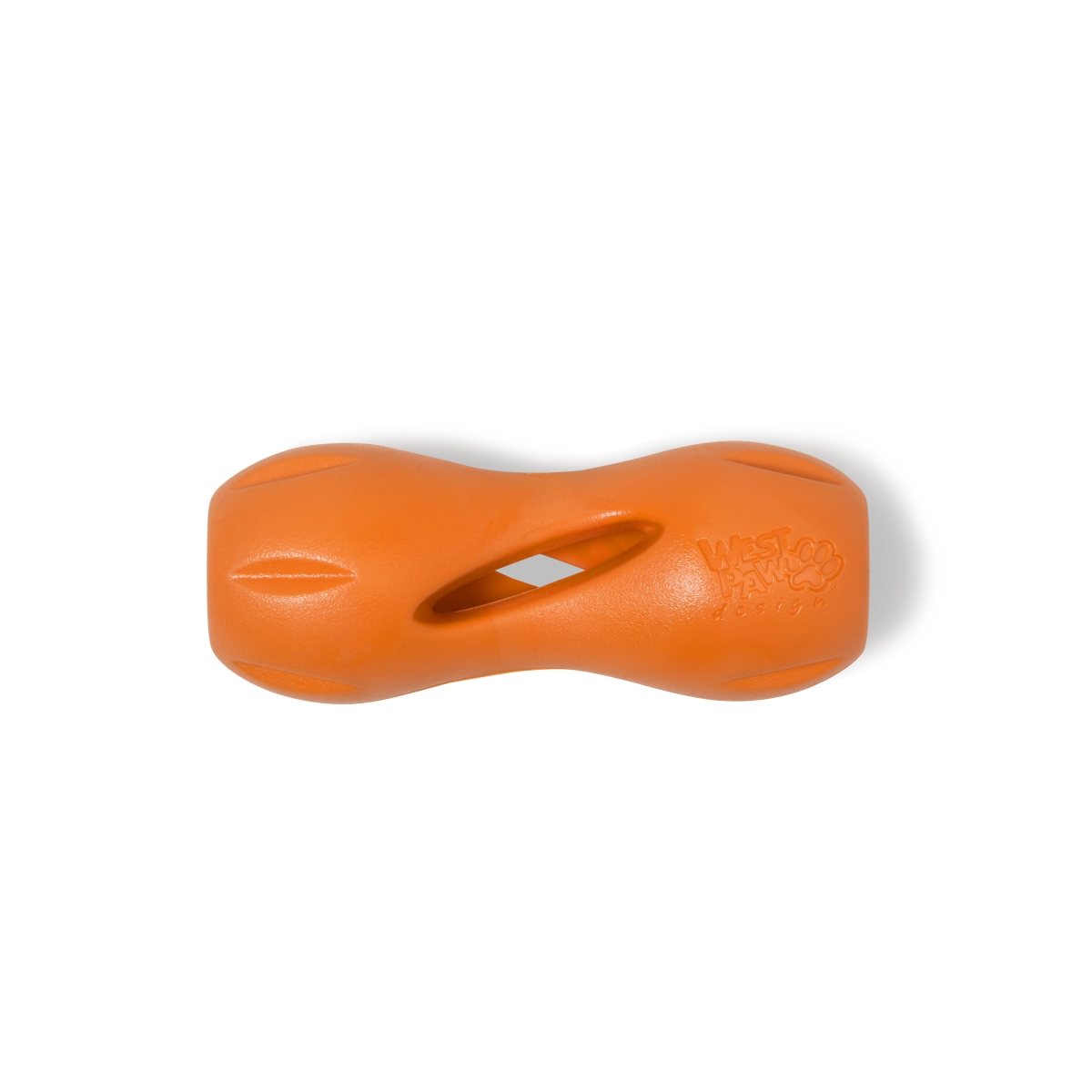 West Paw Qwizl guminis žaislas 14 cm, oranžinis -  1