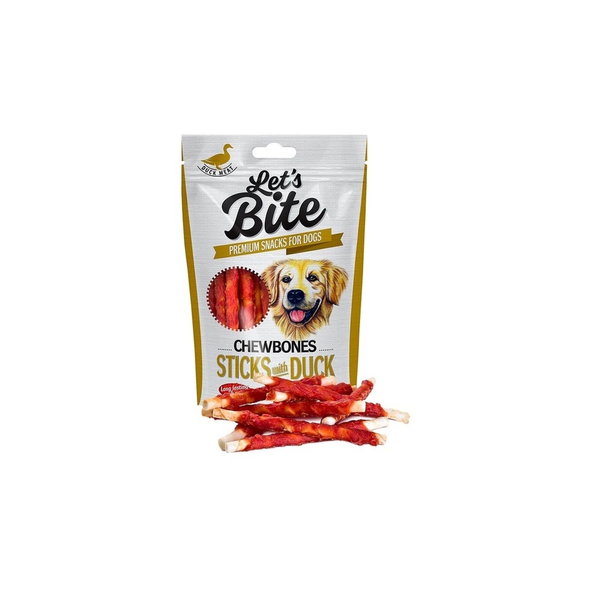 Brit Care Lets Bite sticks duck skanėstai šunims 80g - 