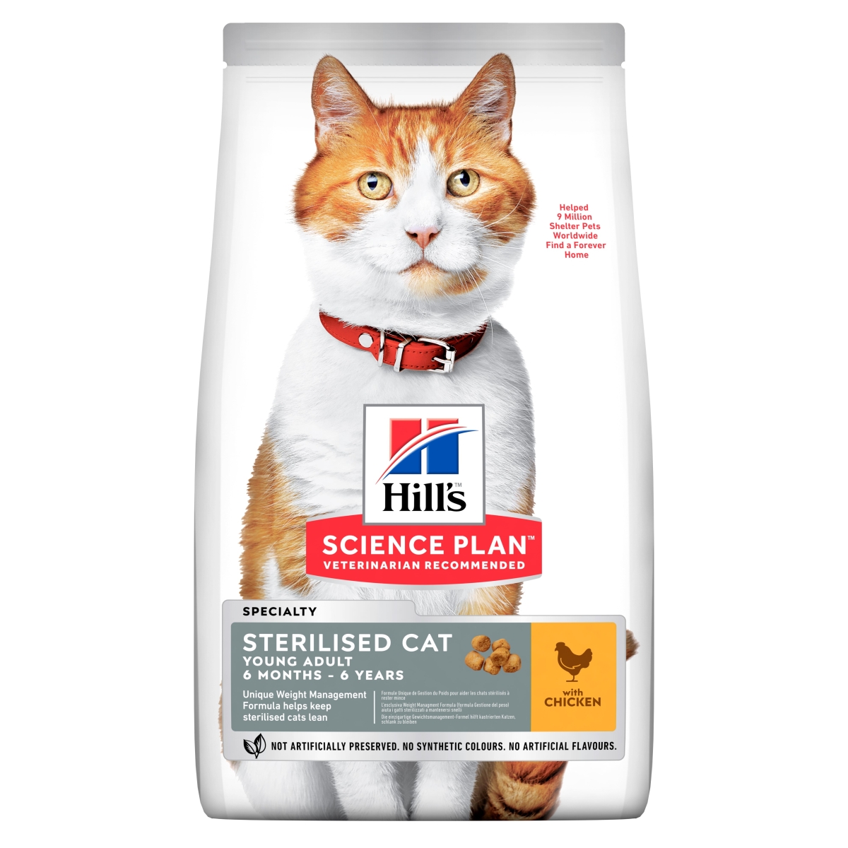 SP Feline Sterilised Young Cat Chicken 3, 5 kg - 