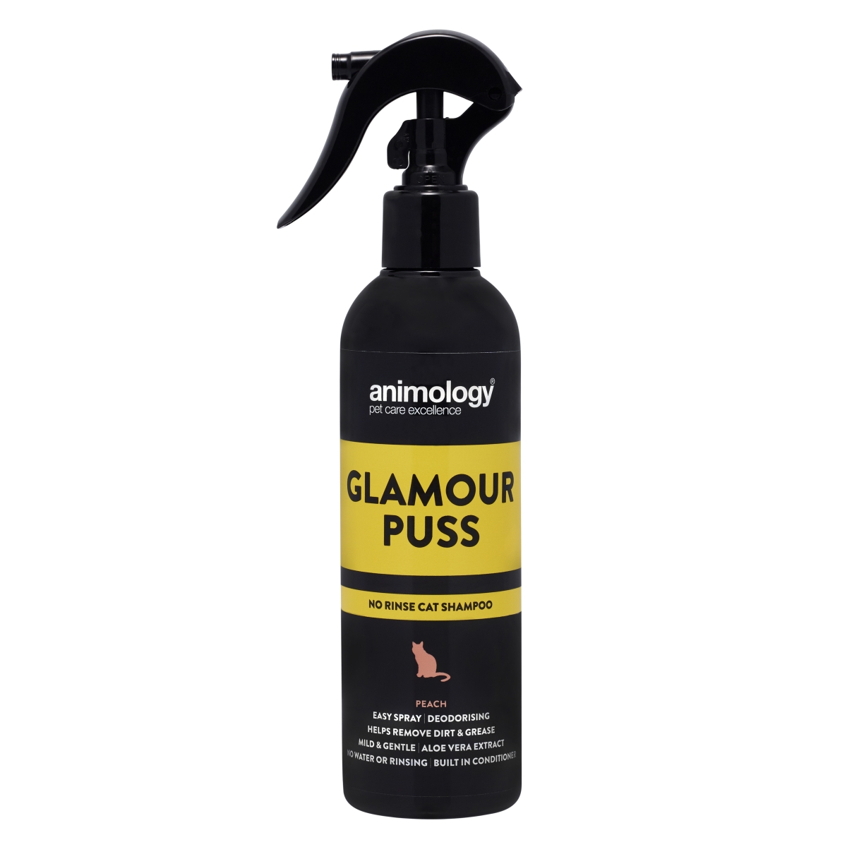 Animology Glamour Puss nenuplaunamas šampūnas katėms, 250ml - 