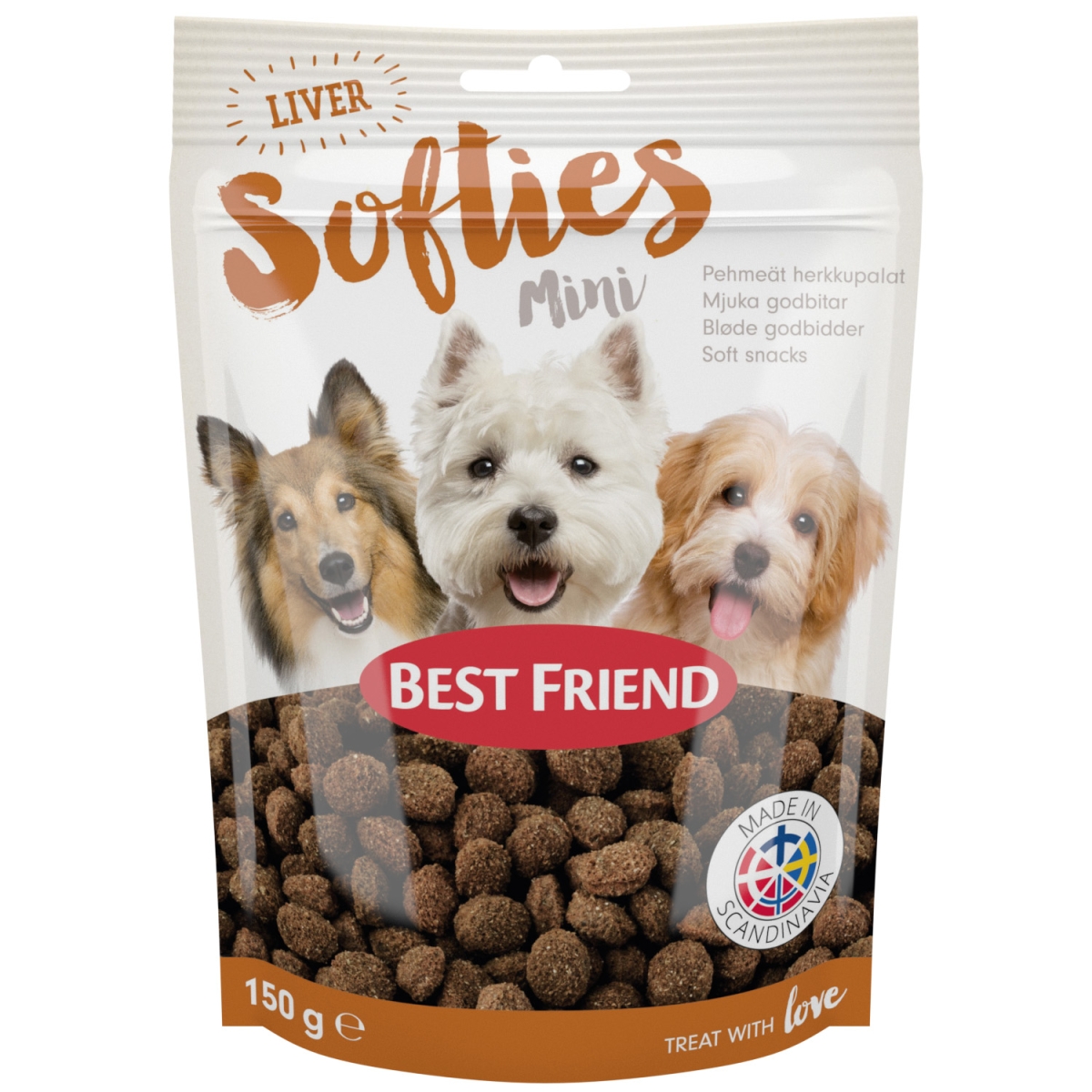 Best Friend šunų užkandis su kepenėlėmis, 150 g - 