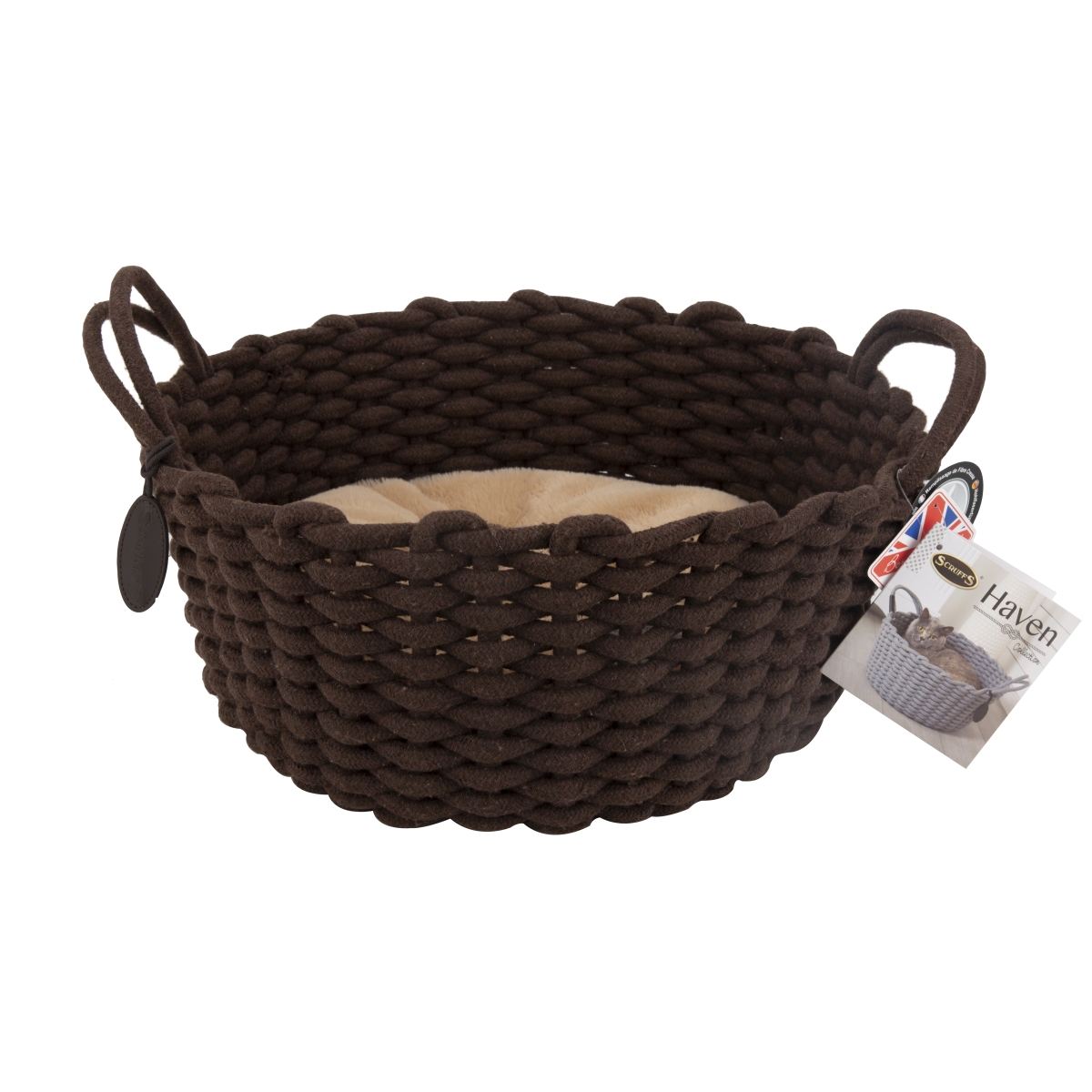 Scruffs Haven Rope guolis, 45 cm, rudas -  1