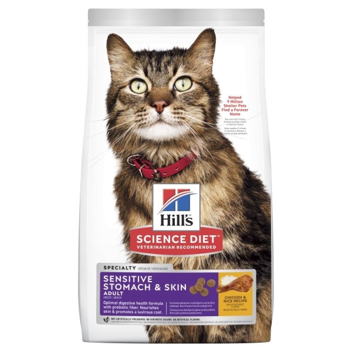 Hill's Feline Sensitive Stomach&Skin maistas katėms 400g - 