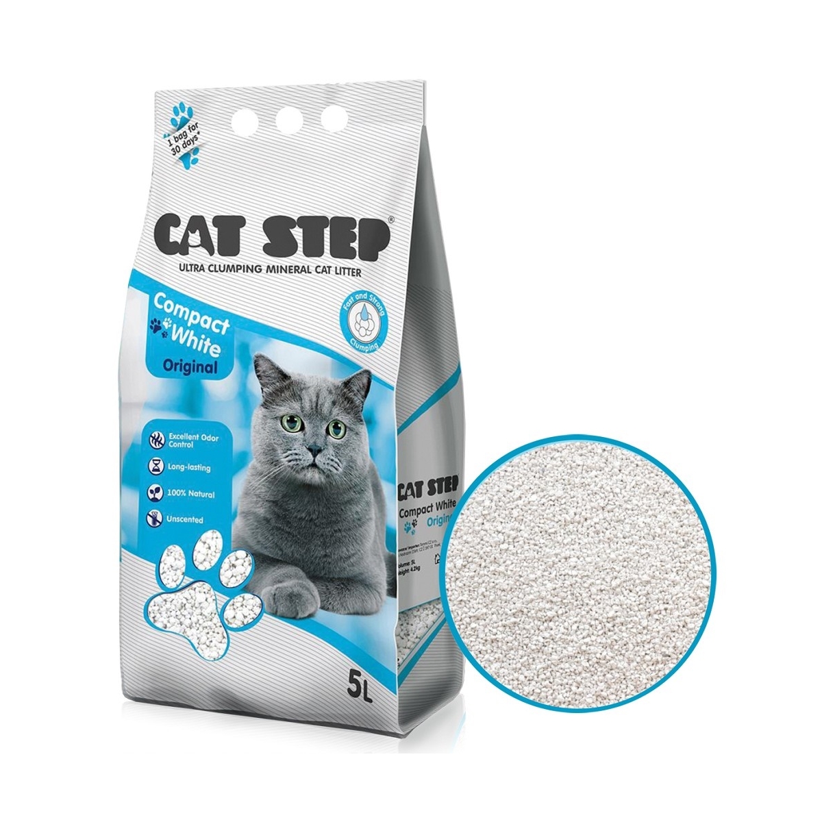 Cat Step Compact Original bentonito kraikas, 5L - 