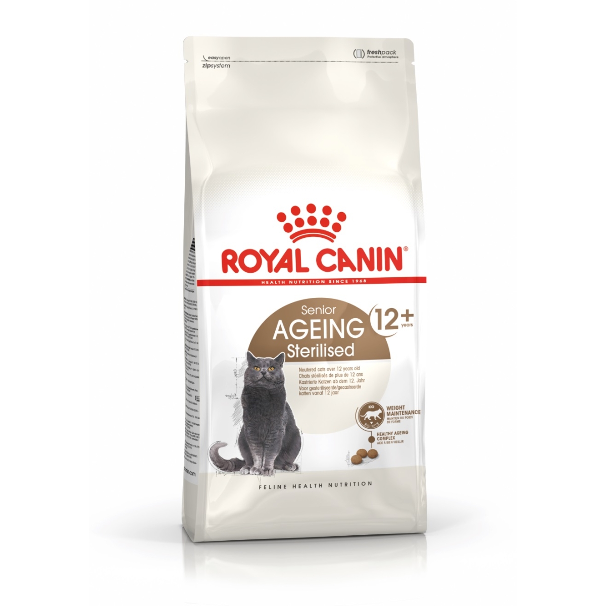 Royal Canin maistas sterilizuotoms 12+ suaug. katėms, 2 kg