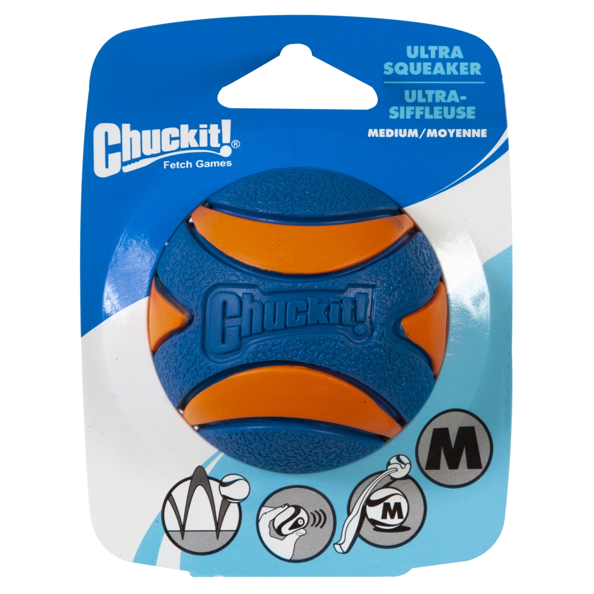 Chuckit Ultra Squeaker žaislas šunims, M - 