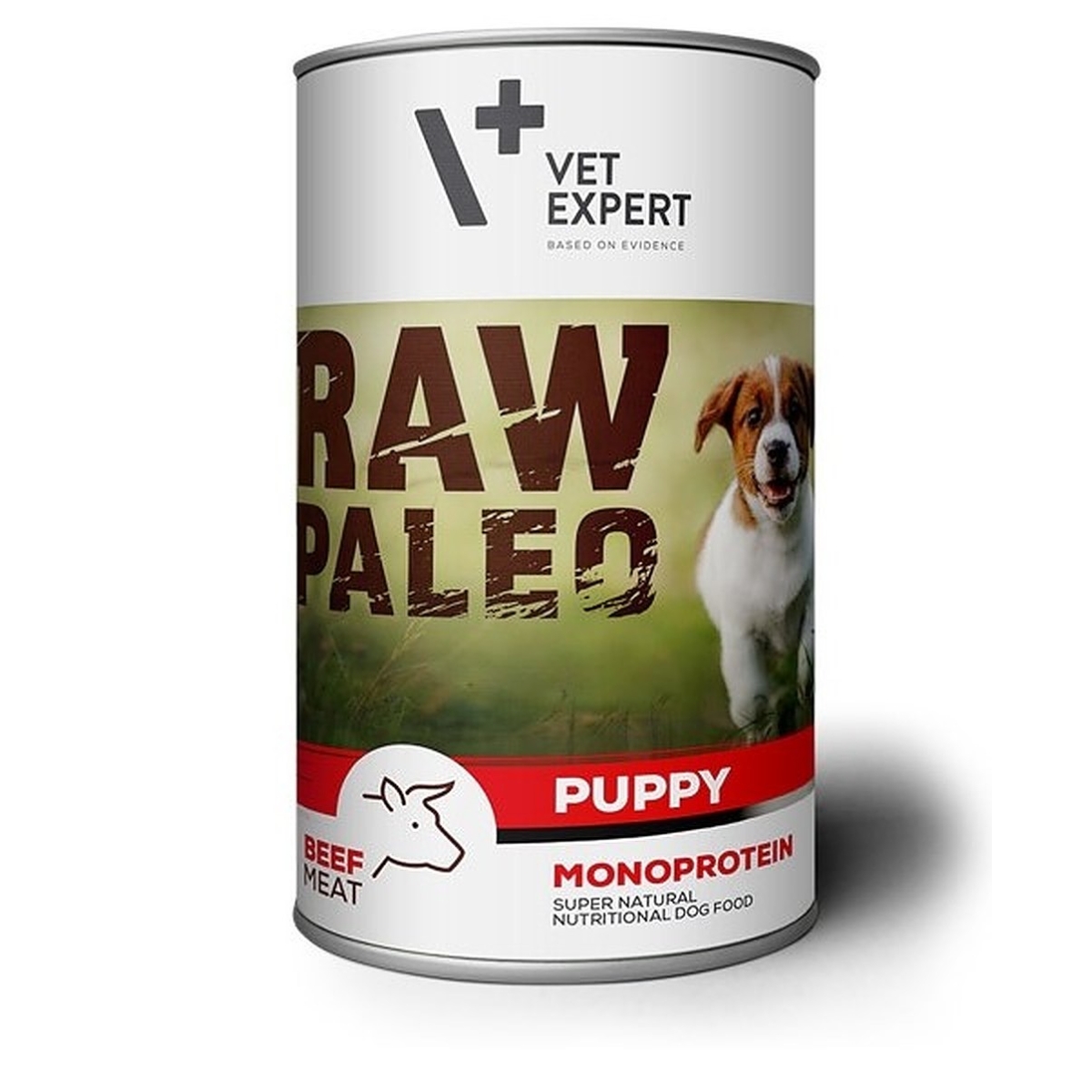 PARAMA: Raw Paleo Beef Puppy Dog konservai, 400 g - 