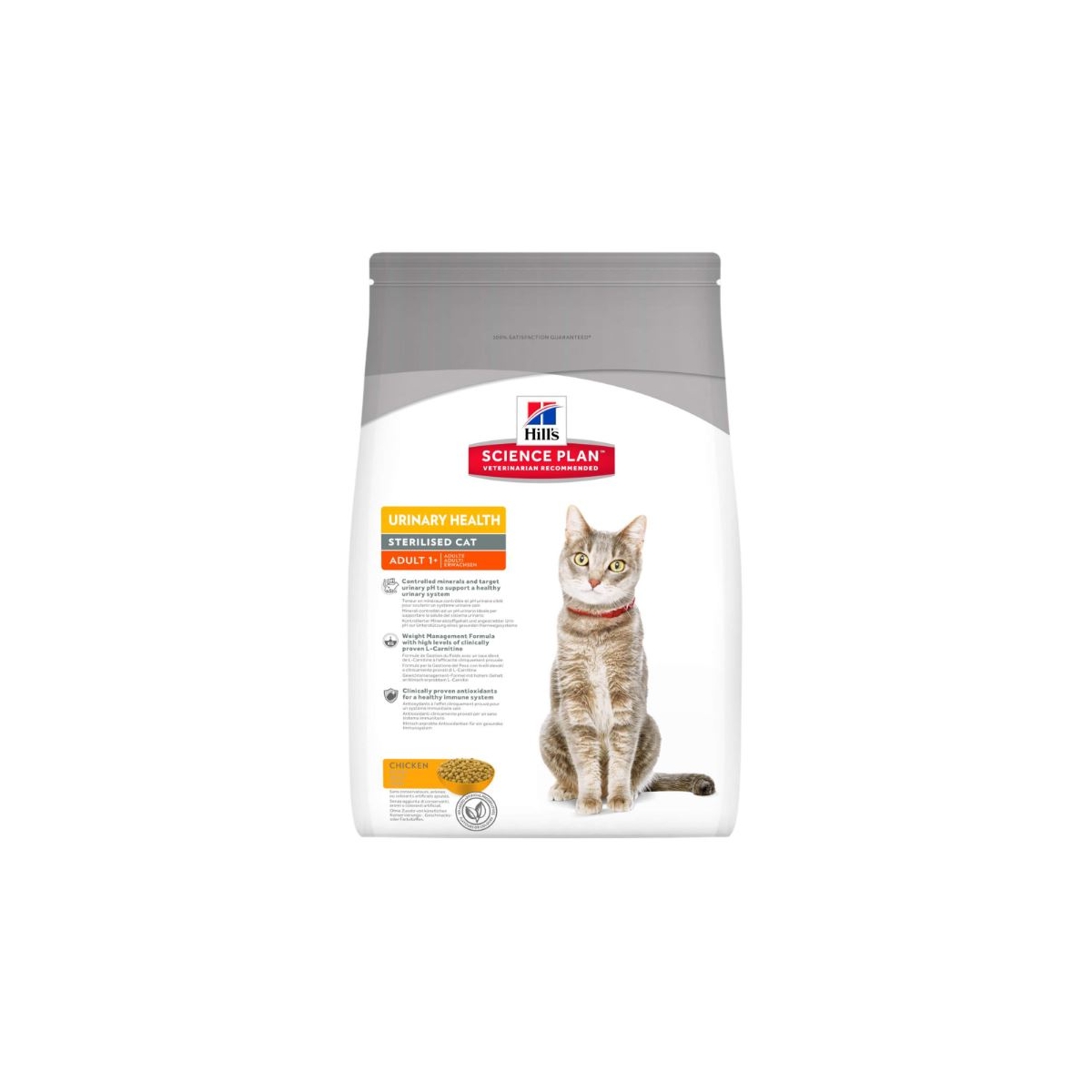 SP Feline Urinary+Sterilised  Adult Chicken 3 kg - 