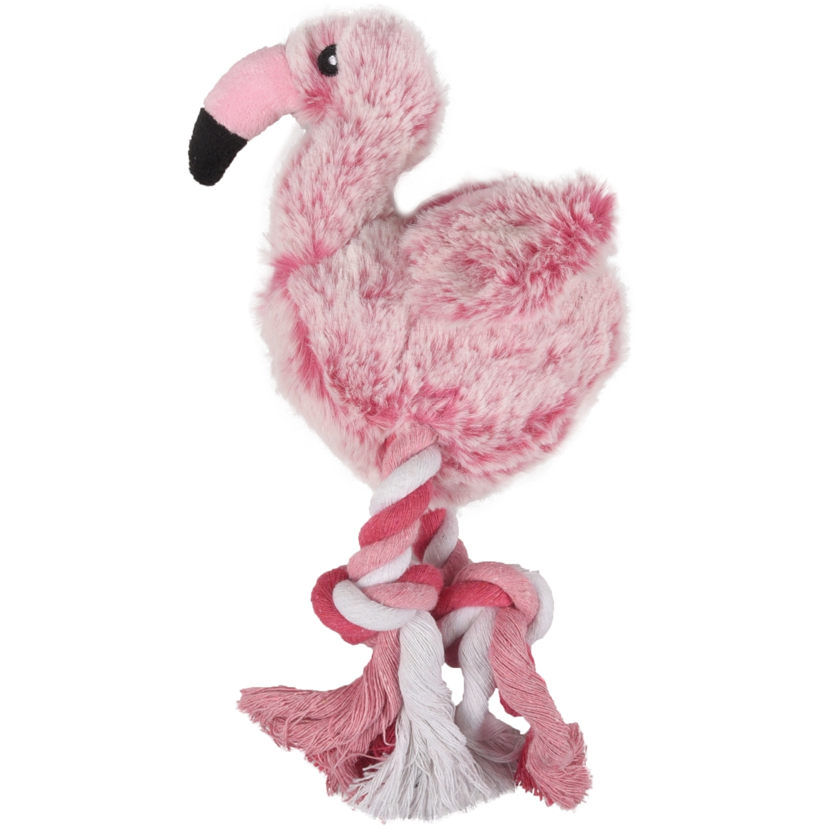 Flamingo pliušinis žaislas su virve, 36cm - 