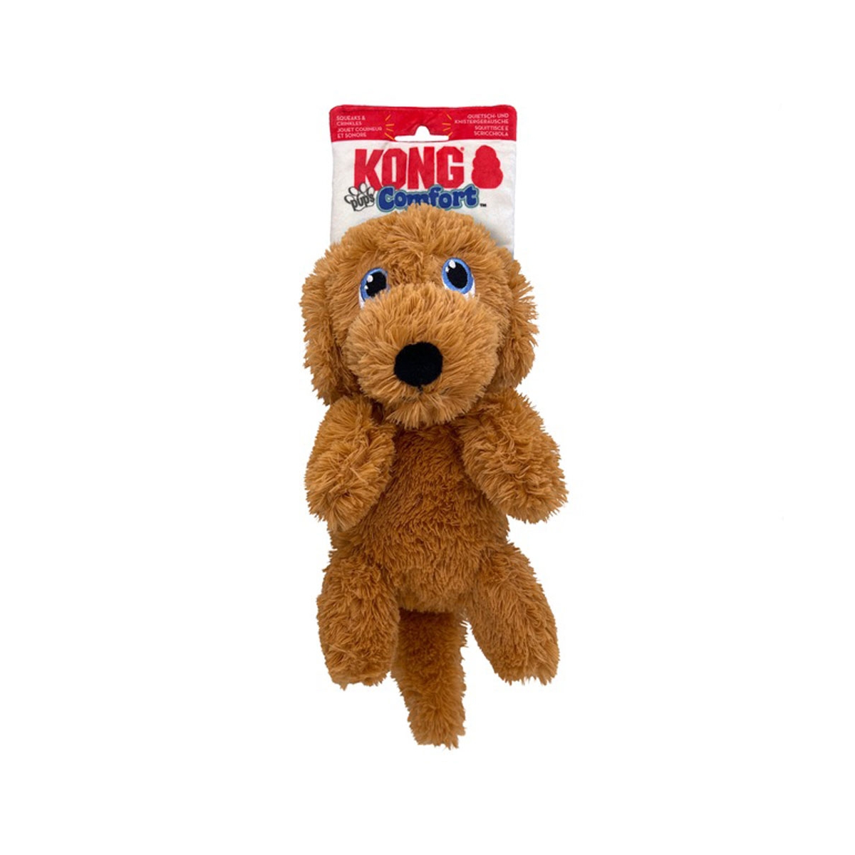 KONG Comfort Pups Goldie pliušinis žaislas šunims, M dydis -  1