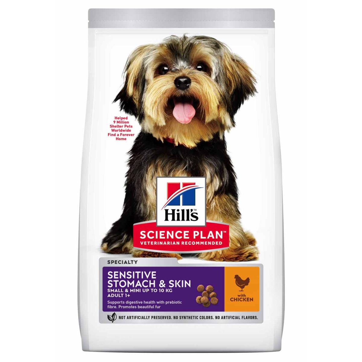 Hill´s Science Plan Adult Small&Mini Sensitive Stomach&Skin, 1,5kg -  1