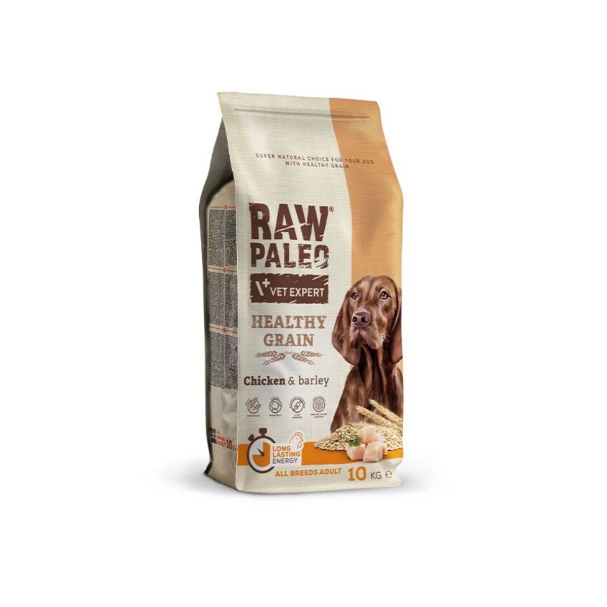 Raw Paleo Healthy Grain Adult sausas maistas šunims su vištiena,10 kg -  1