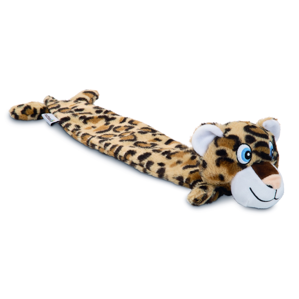 Beeztees Flatinos leopardas žaislas šunims, 53 cm, rudas - 