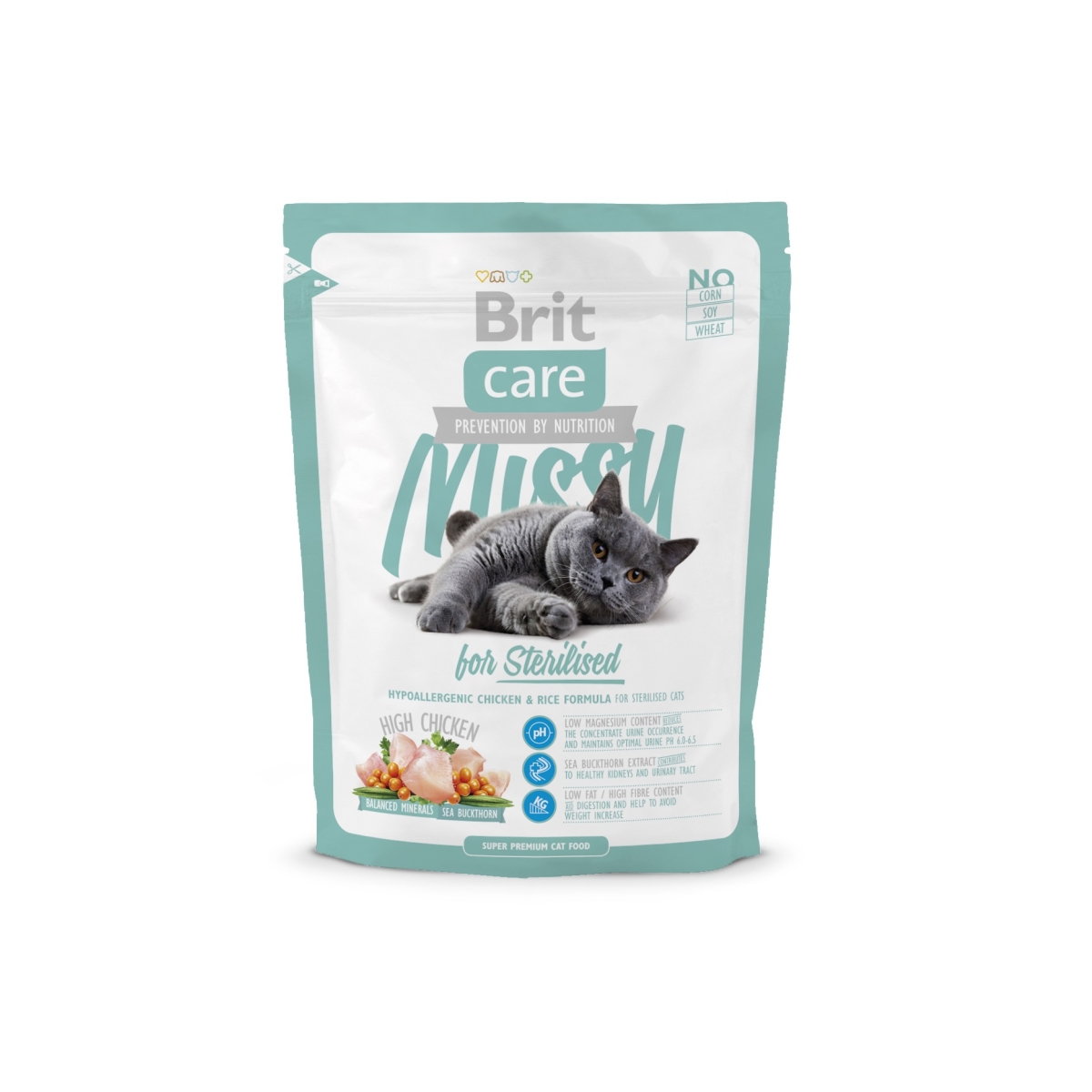 Brit Care missy sterilised sausas maistas katėms 0,4kg   - 