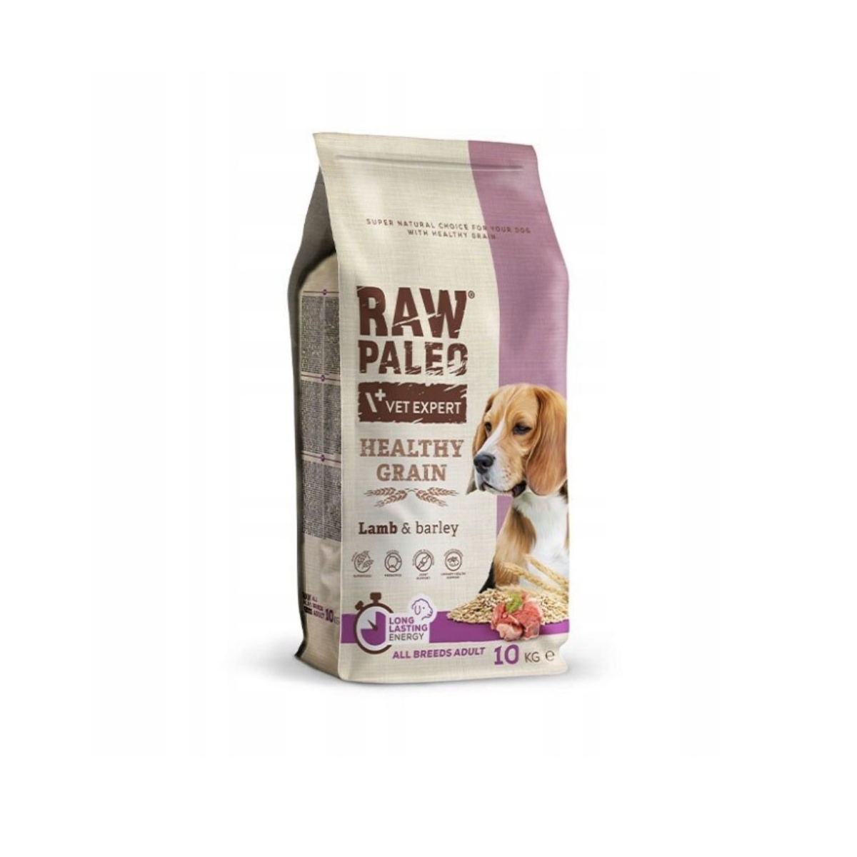 Raw Paleo Healthy Grain Adult sausas maistas šunims su ėriena, 10 kg -  1