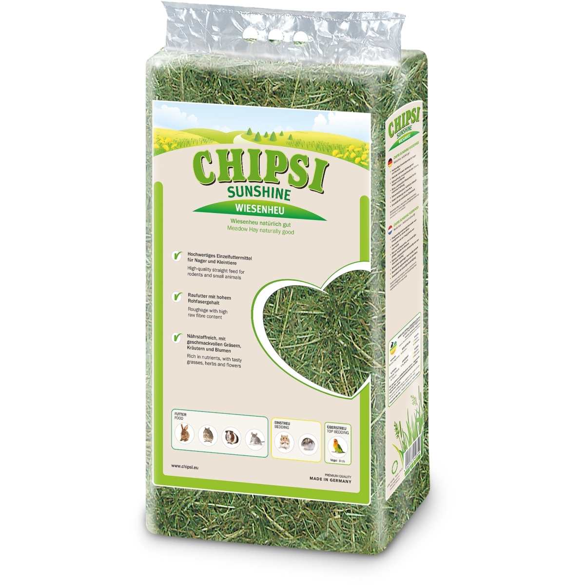 Chipsi Sunshine Compact šienas, 1 kg -  1