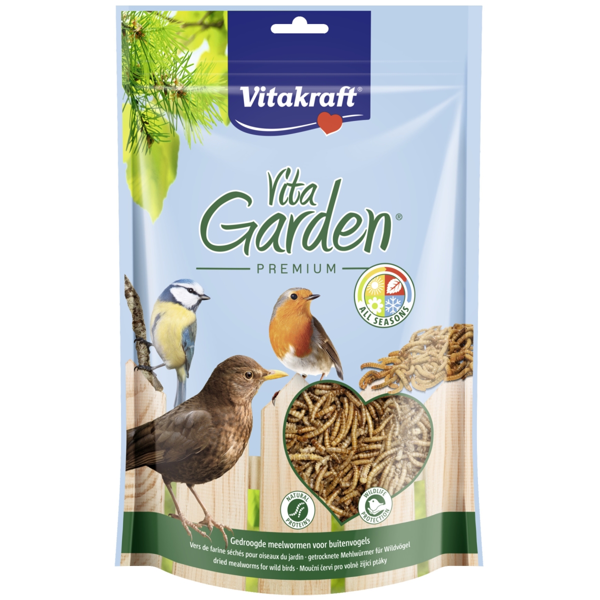 Vita Garden® Premium džiovinti miltiniai kirminai 200 g - 