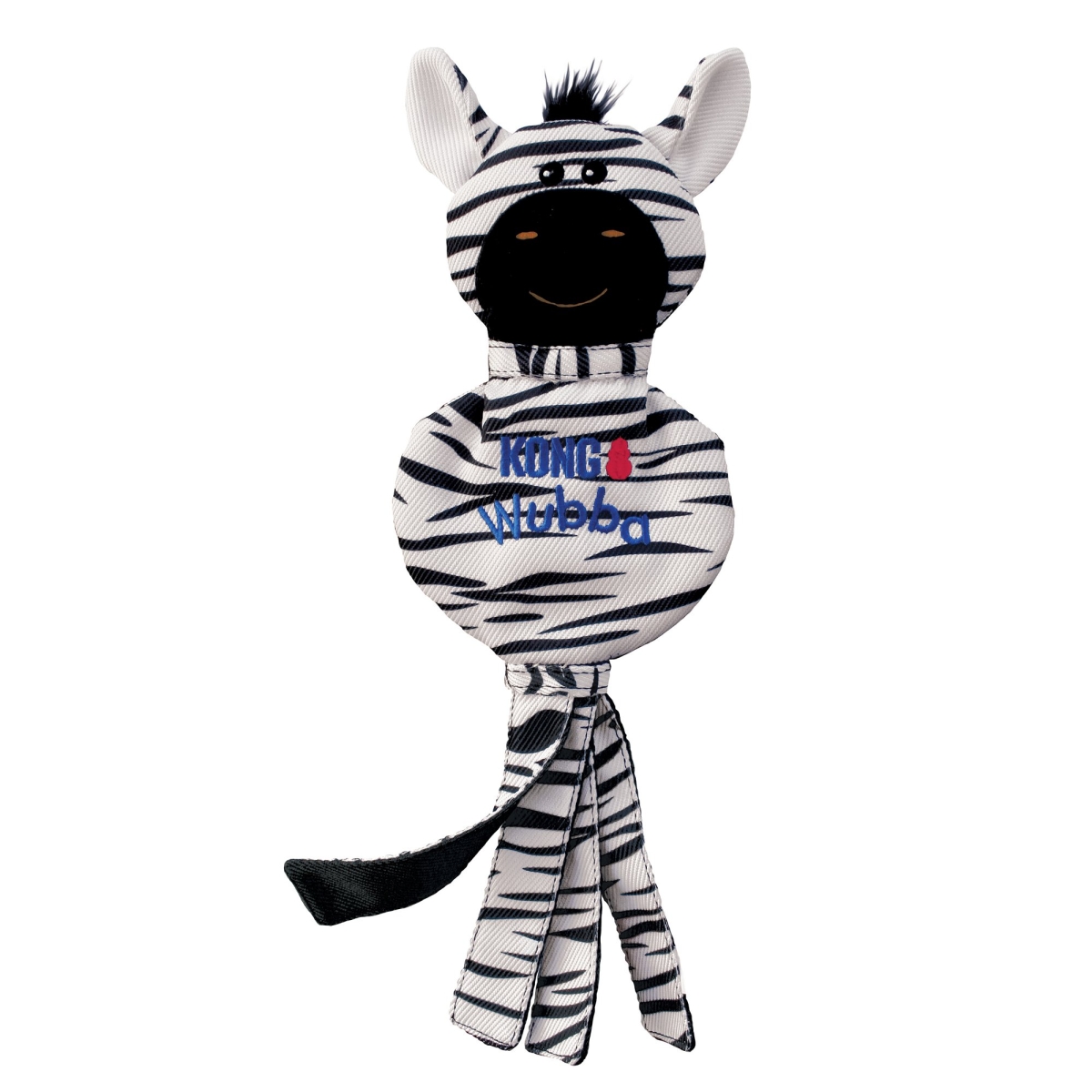 KONG Wubba No Stuff Zebra žaislas šunims, L dydis, 48 cm -  1