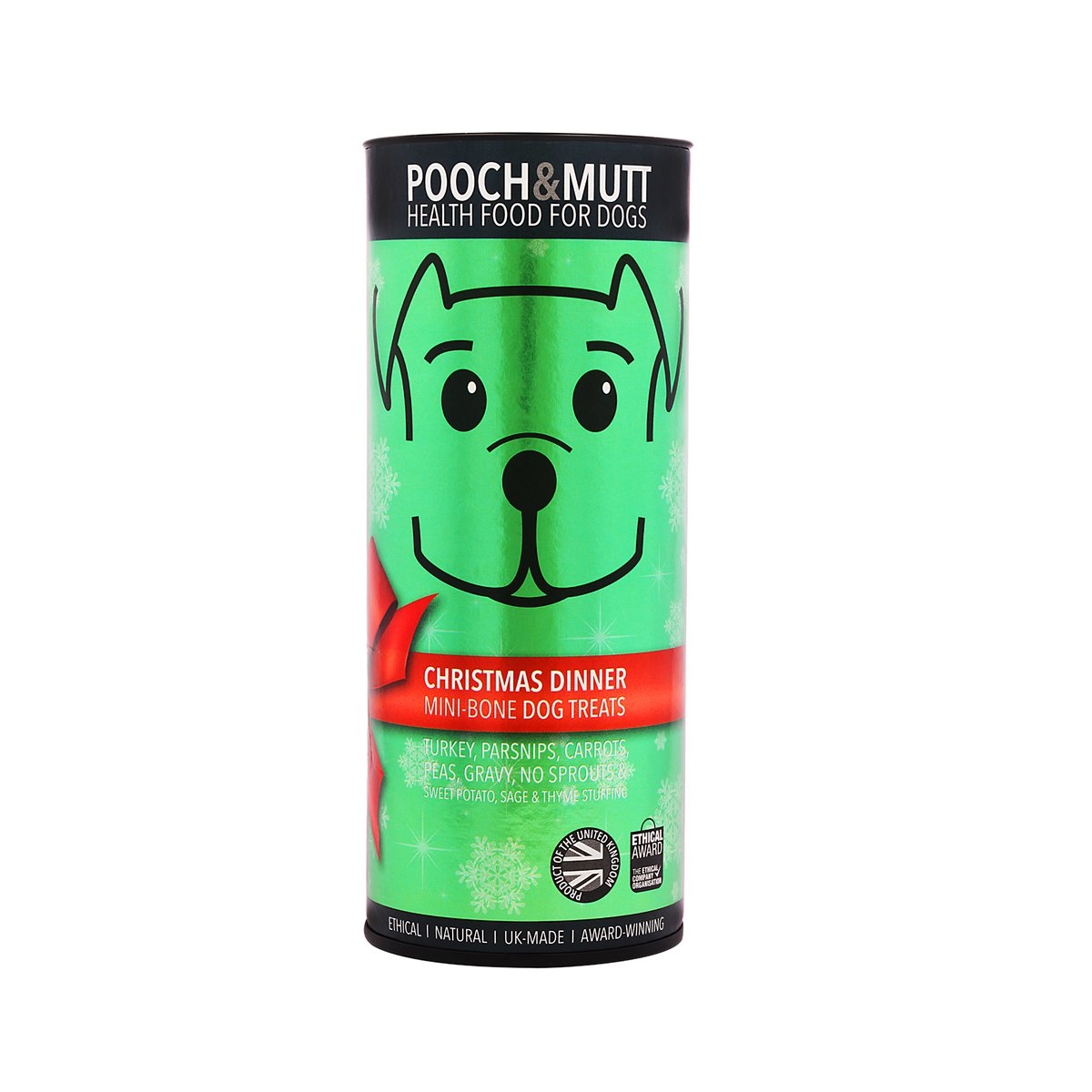 Pooch&Mutt Christmas Dinner skanukai šunims, 125 g - 