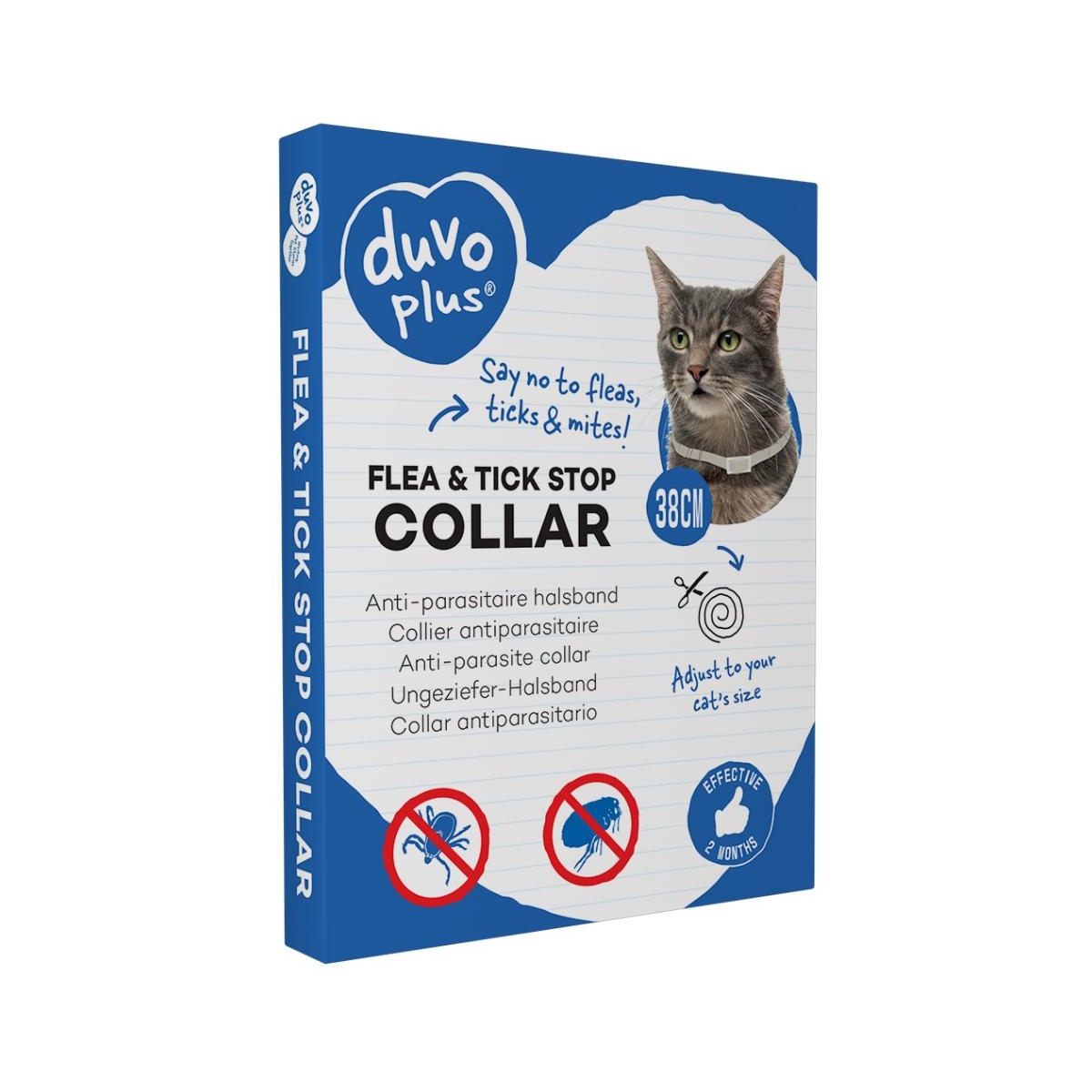 Duvoplus Flea&Tick Stop antkaklis katėms nuo blusų ir erkių -  1