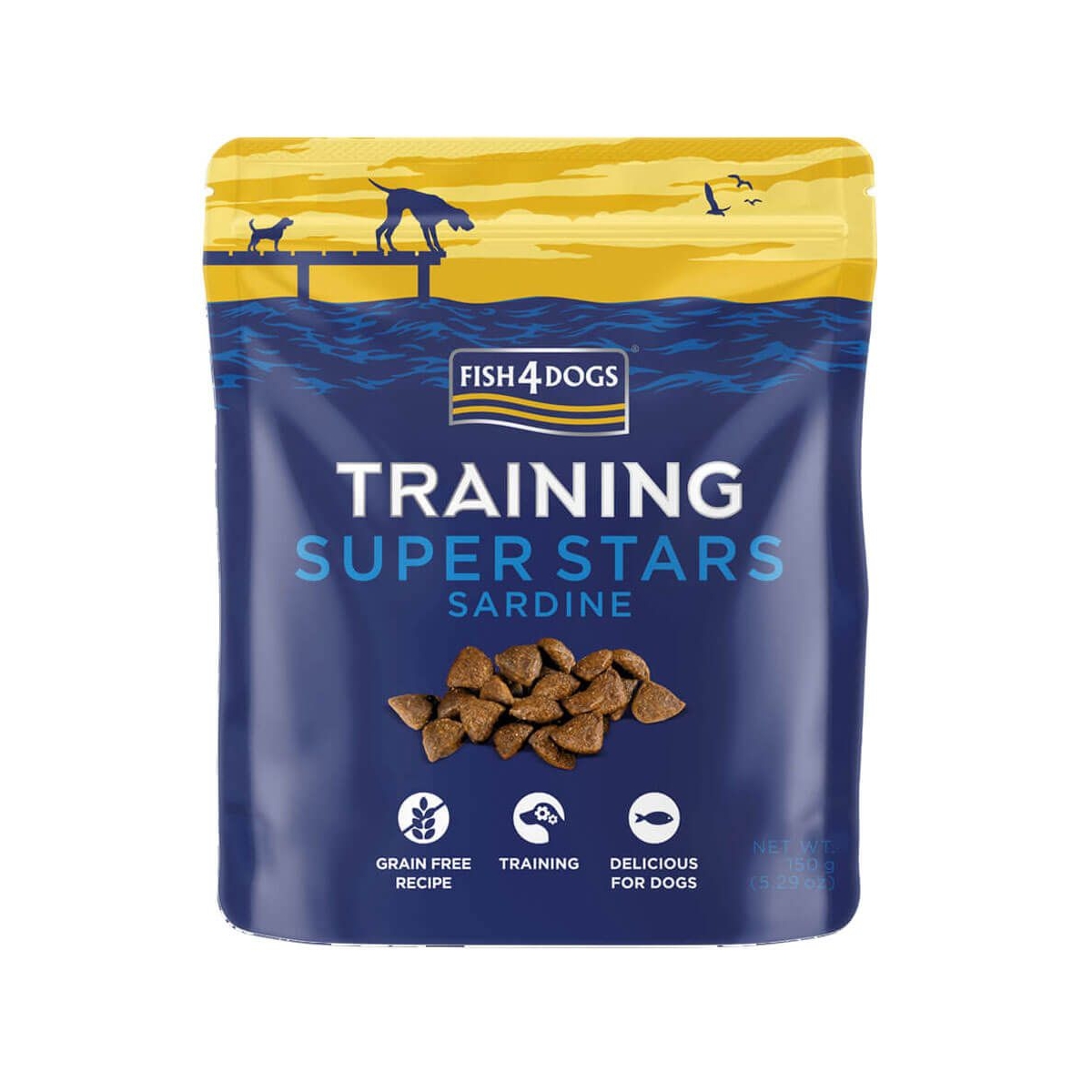 Fish4Dogs super star Training Treats užkandis treniruotėms 75 g - 