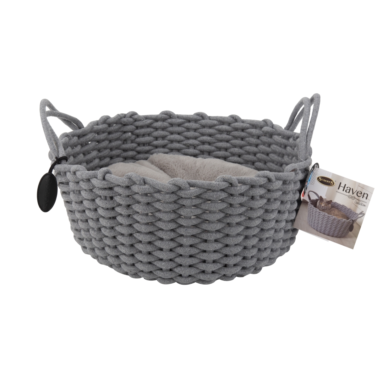 Scruffs Haven Rope guolis katėms, 45 cm, pilkas - 