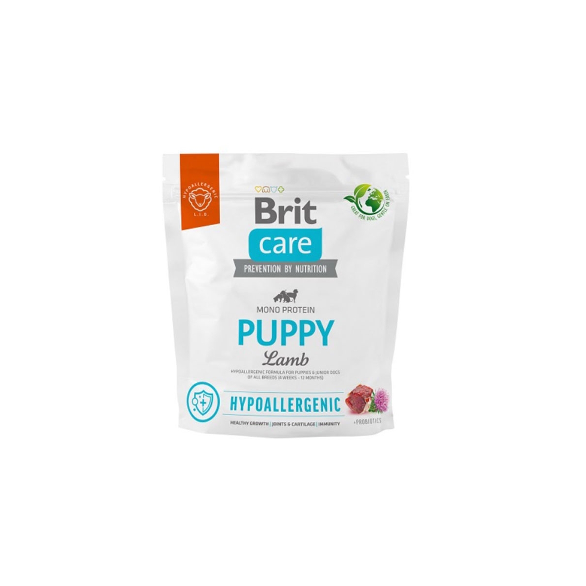 Brit Care Puppy sausas maistas šuniukams su ėriena, 1 kg - 