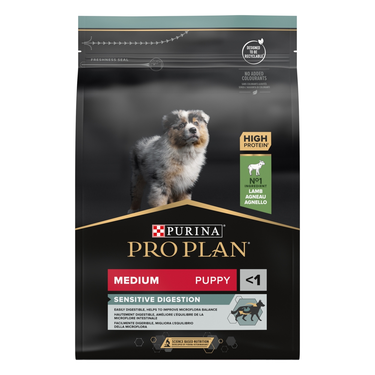 PRO PLAN PUPPY MEDIUM SENSIT.DIGEST.LAMB 3KG - 