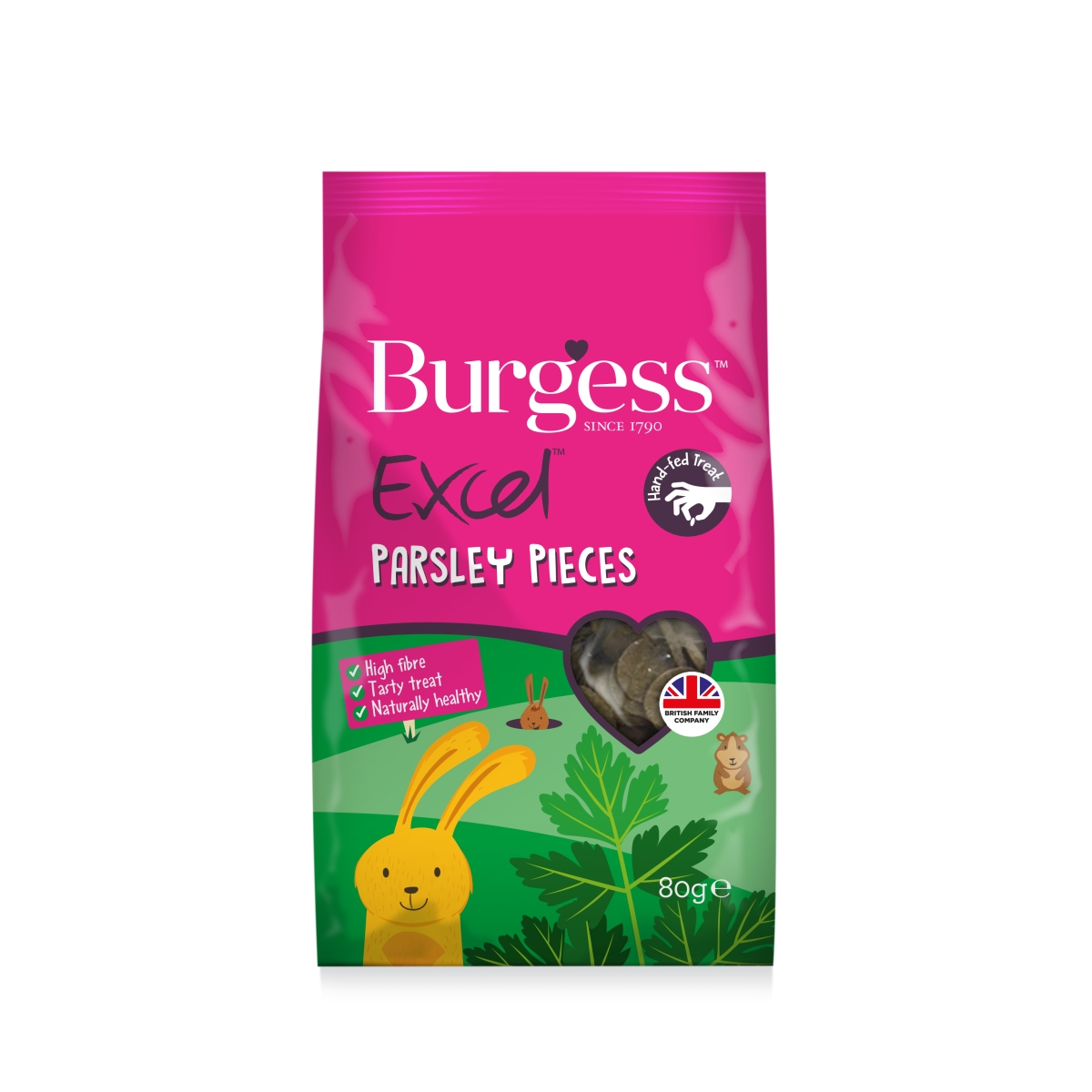 Burgess Excel užkandis su petražolėmis 80g - 