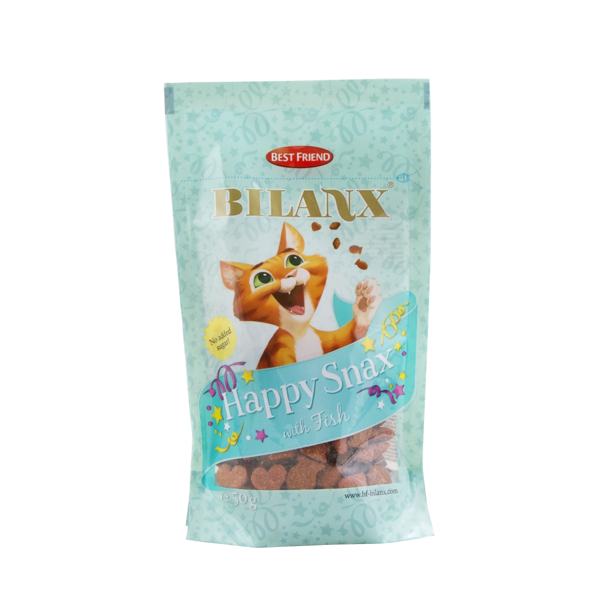 Best Friend Bilanx Happy Snax skanėstai katėms su žuvimi, 50 g - 