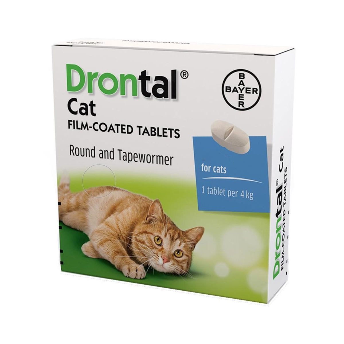 Drontal Cat tabletė katėms nuo kirmėlių, 1 tabl. - 